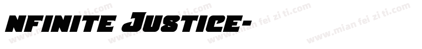 nfinite Justice字体转换